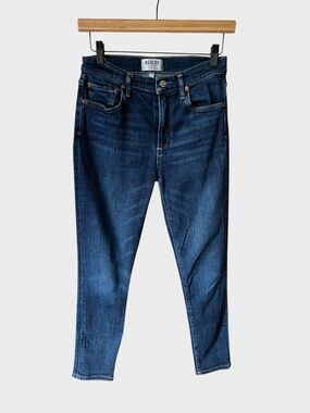 Agolde Dark Indigo Denim Jeans